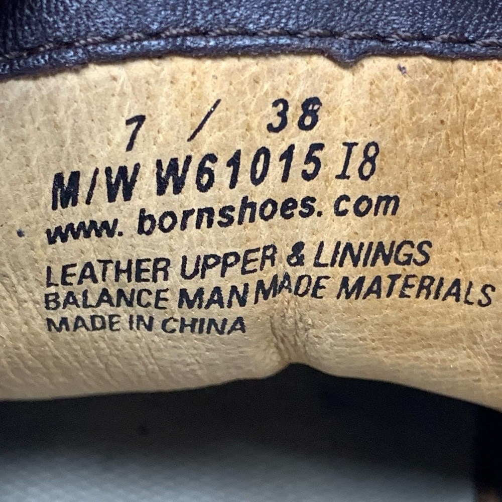 Born Bowling Leather Comfort Sneakers 7 Oxford Preppy Sporty Y2K Coquette Girl - Picture 9 of 11